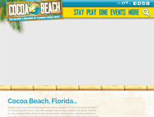 Tablet Screenshot of cocoabeach.com
